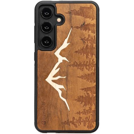 Funda de madera Bewood para Samsung Galaxy A55 5G MOUNTAINS IMBUIA (1/4)