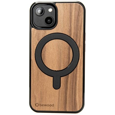 Funda de madera Bewood para iPhone 15 en nogal americano con MagSafe (1/3)