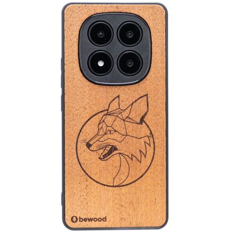 Funda de madera Bewood para Xiaomi Redmi Note 14 Pro Plus 5G LIS MERBAU (1/5)