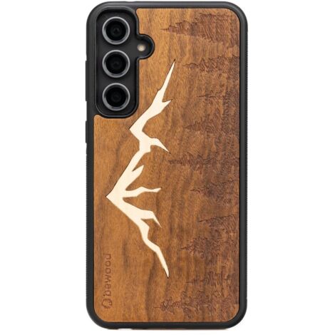 Funda de madera Bewood para Samsung Galaxy S23 FE MOUNTAINS IMBUIA (1/4)