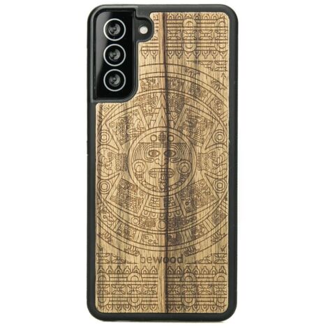 Funda de madera para Samsung Galaxy S21 Plus CALENDARIO AZTECA LIMBA (1/3)