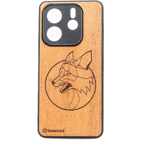 Funda de madera Bewood para Xiaomi Redmi Note 14 5G LIS MERBAU (1/2)