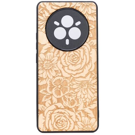 Funda de madera Bewood para Realme 14 Pro Plus 5G ROSAS ANIEGRE (1/2)