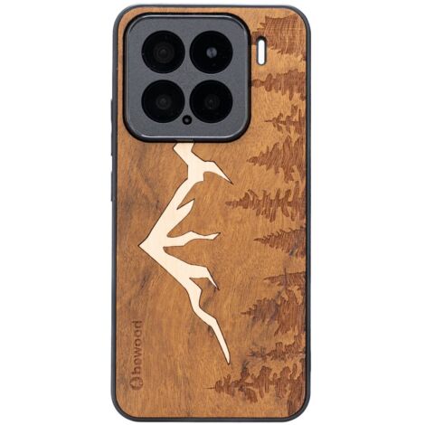 Funda de madera Bewood para Xiaomi 15 Mountains Imbuia (1/5)