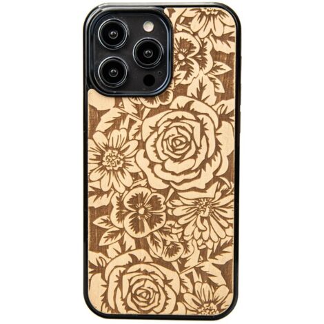 Funda de madera Bewood para iPhone 14 Pro Max ROSAS ANIEGRE (1/5)