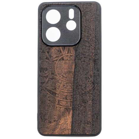 Funda de madera Bewood para Xiaomi Redmi Note 14 5G CALENDARIO AZTECA ZIRICOTE (1/2)