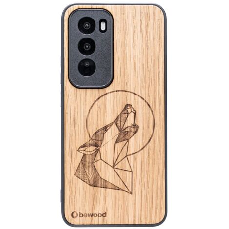 Funda de madera Bewood para Oppo Reno 12 5G ROBLE LOBO (1/5)