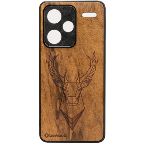Funda de madera Bewood para Xiaomi Redmi Note 13 Pro Plus 5G IMBUIA DEER (1/2)