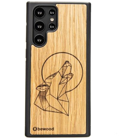 Funda de madera para Samsung Galaxy S22 Ultra WOLF OAK (1/3)