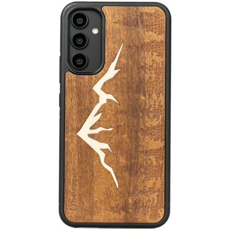 Funda de madera Bewood para Samsung Galaxy A34 5G MOUNTAINS IMBUIA (1/4)