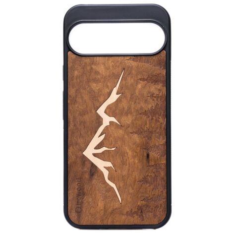Funda de madera Bewood para Google Pixel 9 Pro XL MOUNTAINS IMBUIA (1/2)
