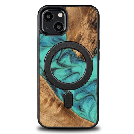 Funda Bewood Unique para iPhone 13 - Turquesa con MagSafe (1/5)