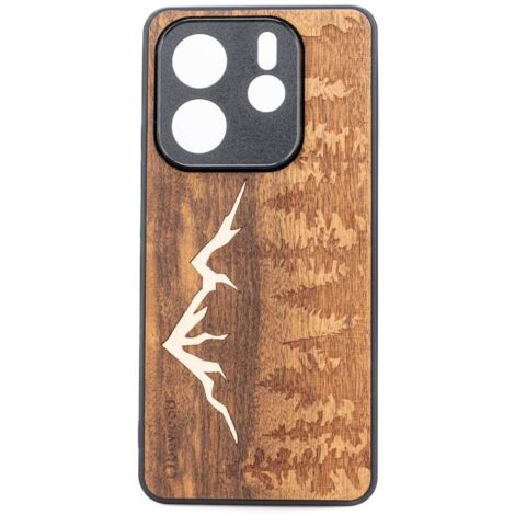 Funda de madera Bewood para Xiaomi Redmi Note 14 5G IMBUIA MOUNTAINS (1/2)