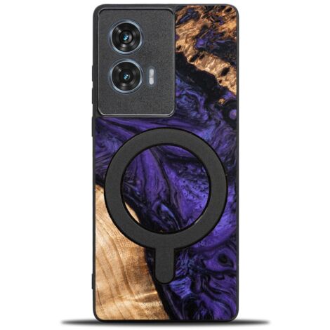 Funda Bewood Unique para Motorola Edge 50 Fusion - Violeta con MagSafe (1/2)