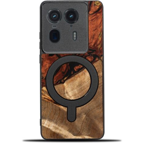 Funda Bewood Unique para Motorola Edge 50 Ultra - 4 elementos - Fire con MagSafe (1/2)