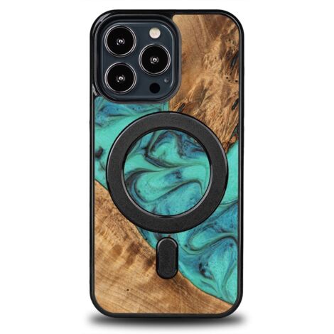 Funda Bewood Unique para iPhone 13 Pro - Turquesa con MagSafe (1/5)