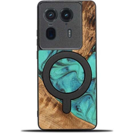 Funda Bewood Unique para Motorola Edge 50 Ultra - Turquesa con MagSafe (1/2)