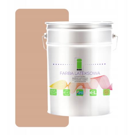 PINTURA DE LÁTEX PARA PAREDES DE INTERIOR BEIGE CÁLIDO 5L FABRICANTE (1/5)