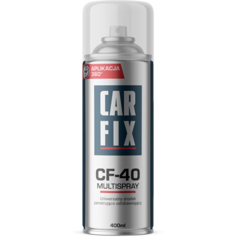 CARFIX - CF-40 MULTISPRAY - LUBRICANTE UNIVERSAL PARA ELIMINAR EL ÓXIDO, 400 ml