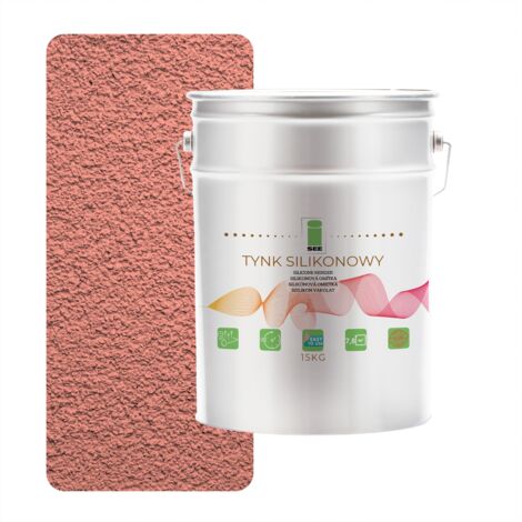 Yeso de silicona exterior color salmón 1,5 mm prémium 15 kg (1/5)