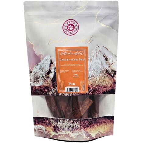 Grissini con pavo y menta 200g para perros sistema digestivo sensible I Paul & Paulina (1/3)