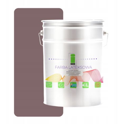 Pintura de látex para paredes interiores, marrón ceniza, 5 l, Polonia (1/5)