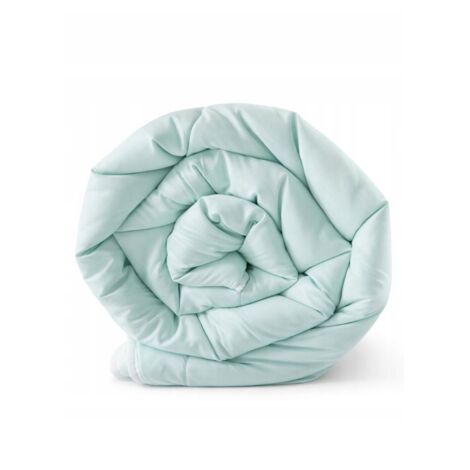 Edred贸n 160x200cm Acolchado c谩lido para todas las estaciones MENTA-BLANCO Suave Ligero