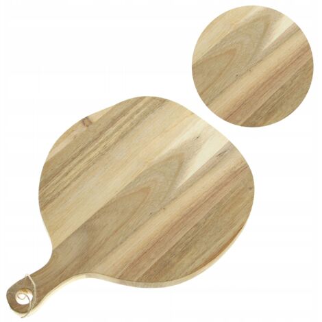 TABLA DE CORTAR DE MADERA DE ACACIA BANDEJA PARA SERVIR PLATOS Y APERITIVOS
