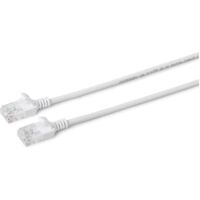 MicroConnect U/UTP CAT6A Slim 3M blanco, V-UTP6A03W-SLIM