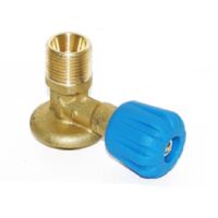 CONECTOR DE VÁLVULA REDUCTORA PARA CILINDRO DE GAS PROPANO BUTANO 3/8 7/16