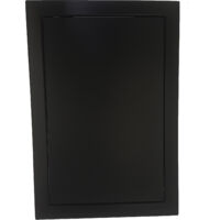Puerta de inspección negra 250x300 mm