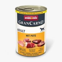 Animonda GranCarno Adult - Comida húmeda para perros con pavo, 400 g