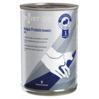 Trovet Upr Unique Protein - alimento para perros y gatos con conejo, 400 g