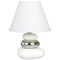 Lámpara de noche con pantalla blanca E14 Salem 4949 Rabalux