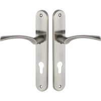 Manija de puerta de placa larga NOA Patina 72 mm