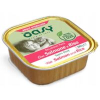 Paté Oasy Cat Deliziozo 100 g - Esterilizado - con Salmón y Arroz 100 g