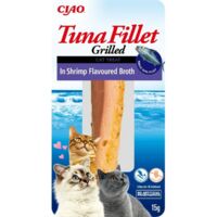 Inaba Cat Filetes de atún - Filete de atún en caldo de camarones 15 g
