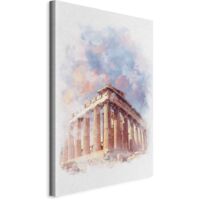 Pintura - Partenón pintado (1 pieza) vertical