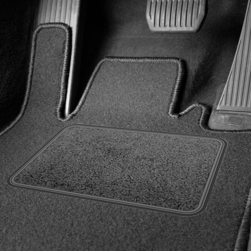 Auto Fussmatten Nach Mass Fußmatten Set Schwarz Für Ford Focus 1 (2001-2004) - 4-teilig, 100% Passgenau Mit Haltern Autoteppiche Focus 2001-2004 Auto Fussmatten Nach Mass Fußmatten Set Schwarz Für Ford Focus 1 (2001-2004) - 4-teilig, 100% Passgenau Mit Haltern Autoteppiche Focus 2001-2004