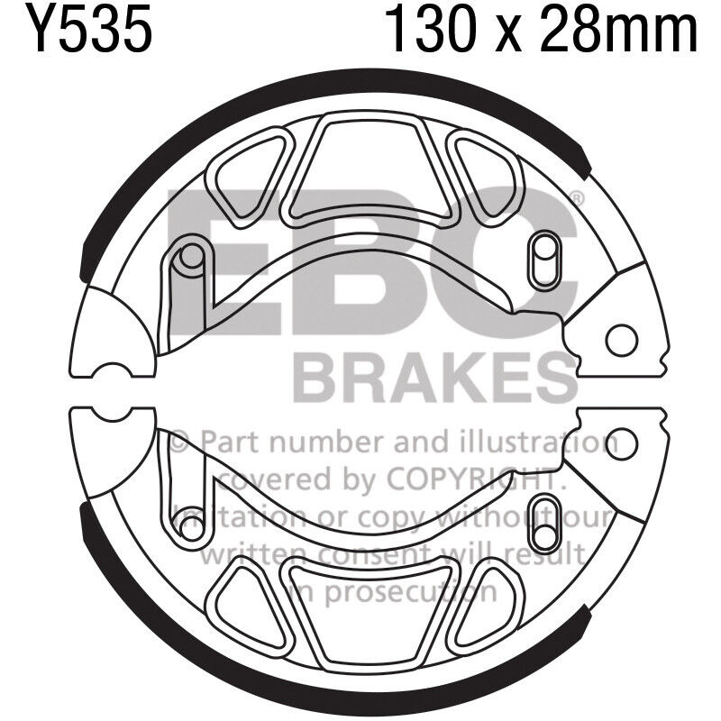EBC Y535 Bremsbacken, Neu – Ersatz-Bremsbeläge Für Verschiedene Fahrzeugmodelle