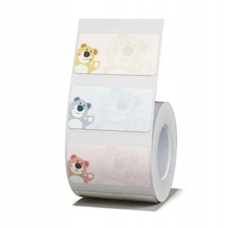 NIIMBOT Namensaufkleber 980 Stück - Für B1/B21/B3S Drucker, Wasserfest