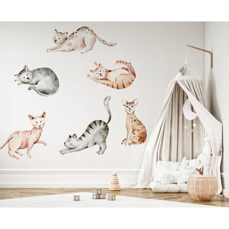 Wandaufkleber Skandinavische Berge – Selbstklebend, Für Kinderzimmer, 65x120 Cm, Aus PVC, Einfach Anzubringen