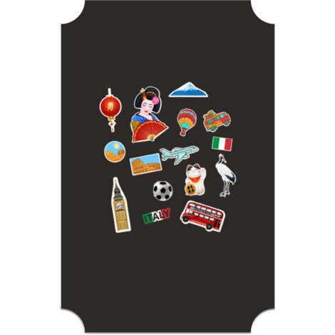 Magnetische selbstklebende Tafel für die Wand, Urlaubsmagnete, 45x70