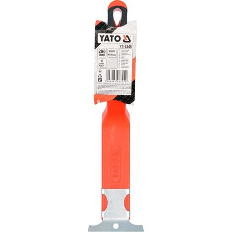 Feinbürste L.225mm 0,3mm Nyl.PA glatt 4-reihig LESSMANN
