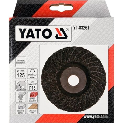 YATO Profi Raspelscheibe für Winkelschleifer 115 / 125mm Schleifscheibe