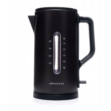 Wasserkocher Kohersen Modern Matt A451 3000 W Schwarz (1/5)