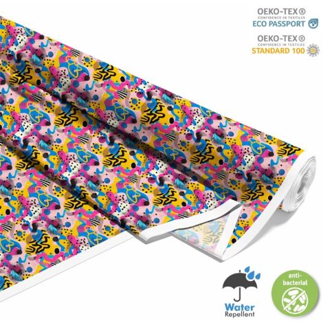 OUTDOOR DEKOSTOFFE OXFORD - Motiv Geometrisch I DX3142