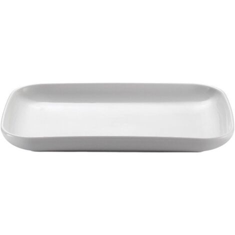 BUYDEEM Dampfgarer-Teller aus Porzellan, Modell CT1004, Farbe Weiß