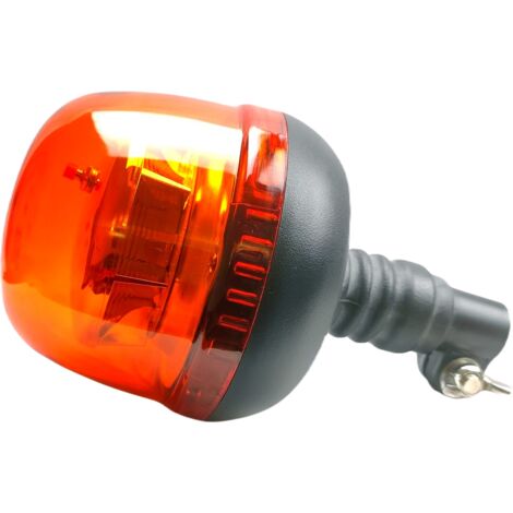 Din Zapfen Stange Gewinde Halterung LED Blinkende Orange Warn
