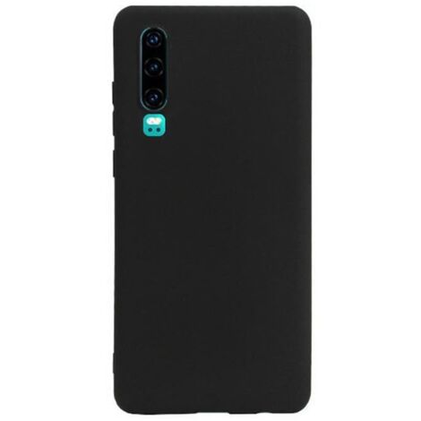 Silikon Hülle für Huawei P30 Schwarz Dünne Schutzhülle TPU Cover Case (1/4)
